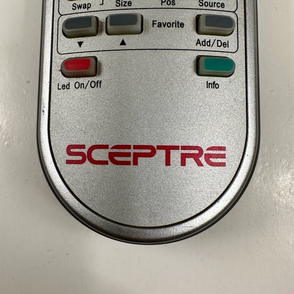 Genuine Sceptre Remote Control HOF07A650GPD6 Good Condition Tasted - Picture 2 of 6